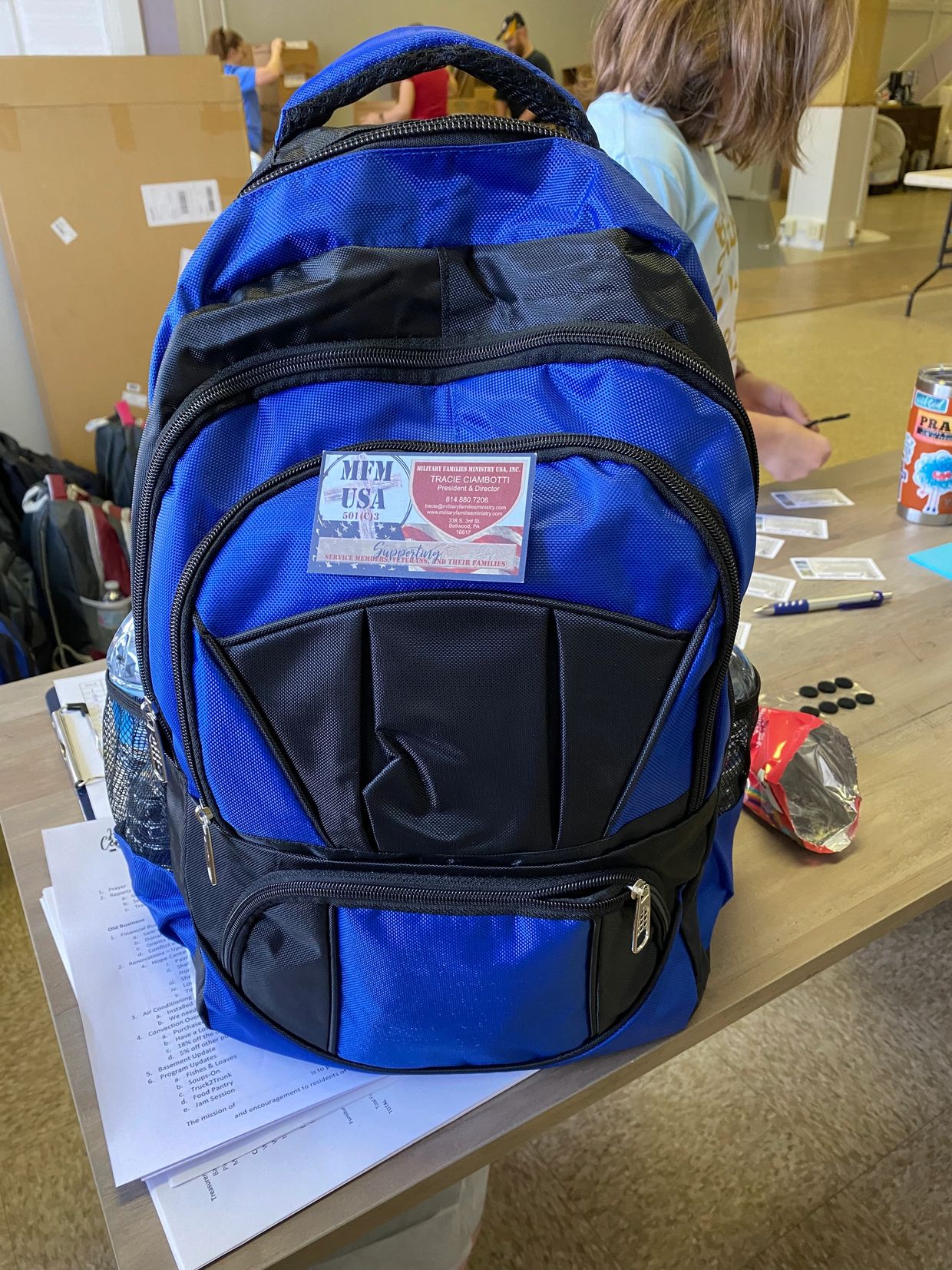 Backpacks for Vets Military Families Ministry USA, Inc.